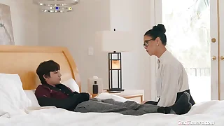 Teacher gives student a HELPING HANDjob